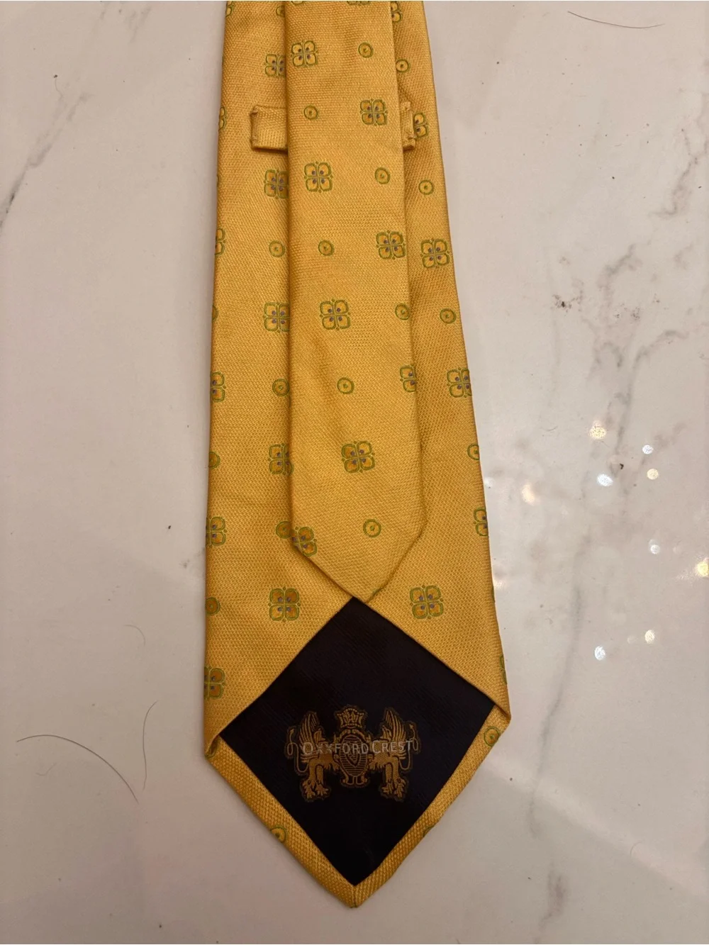 OXXFORD CLOTHES Tie (Gold, Silk)
